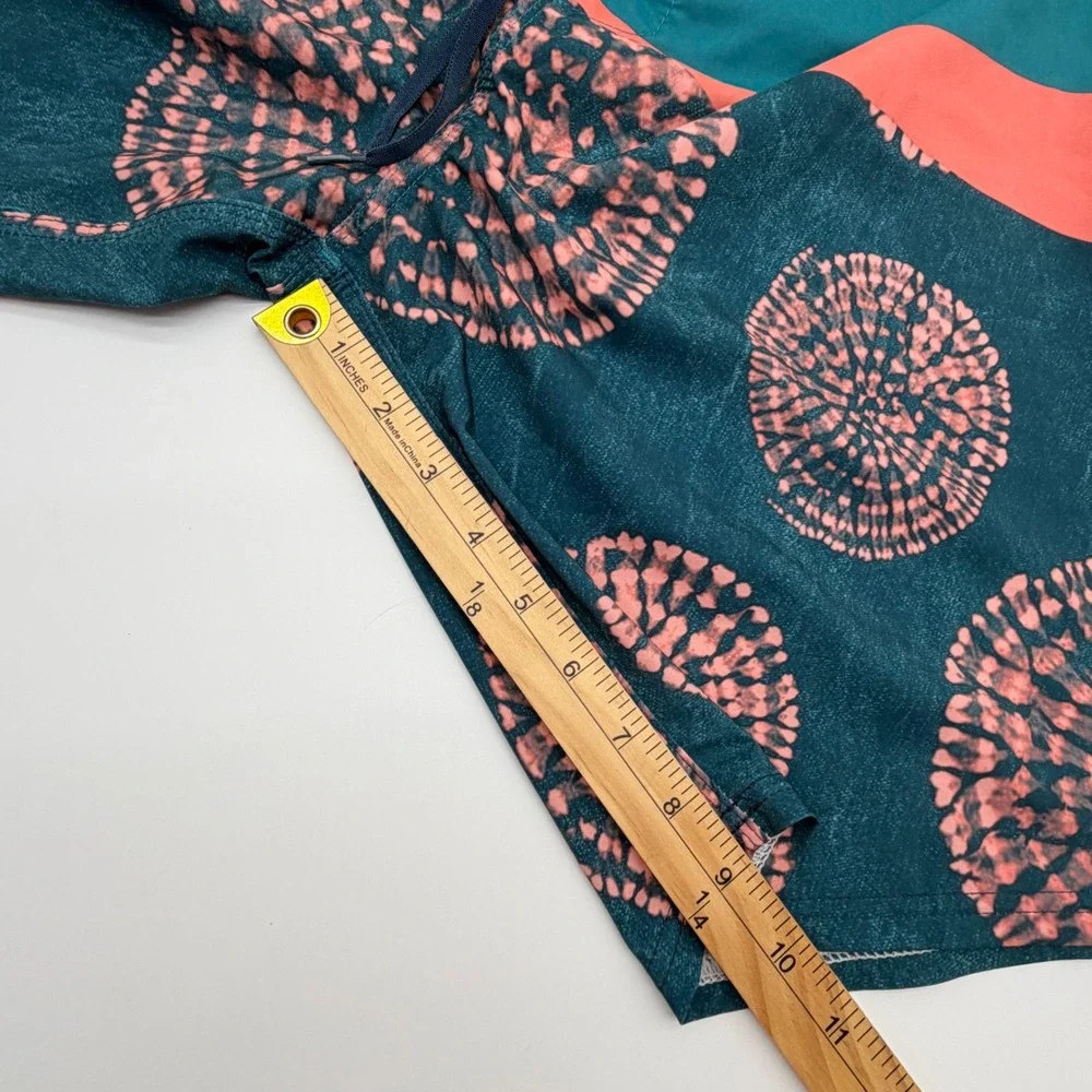 ONeill Hyperfreak Mens Board Shorts Teal Coral Tie Dye Mandala SP01060 Size 32 - Picture 6 of 8